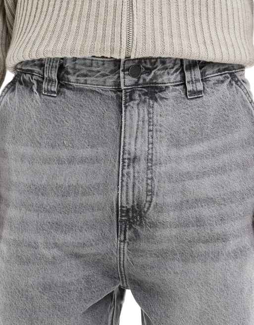 Pull&Bear - Jeans met skater-pasvorm in grijs, 5 van 5