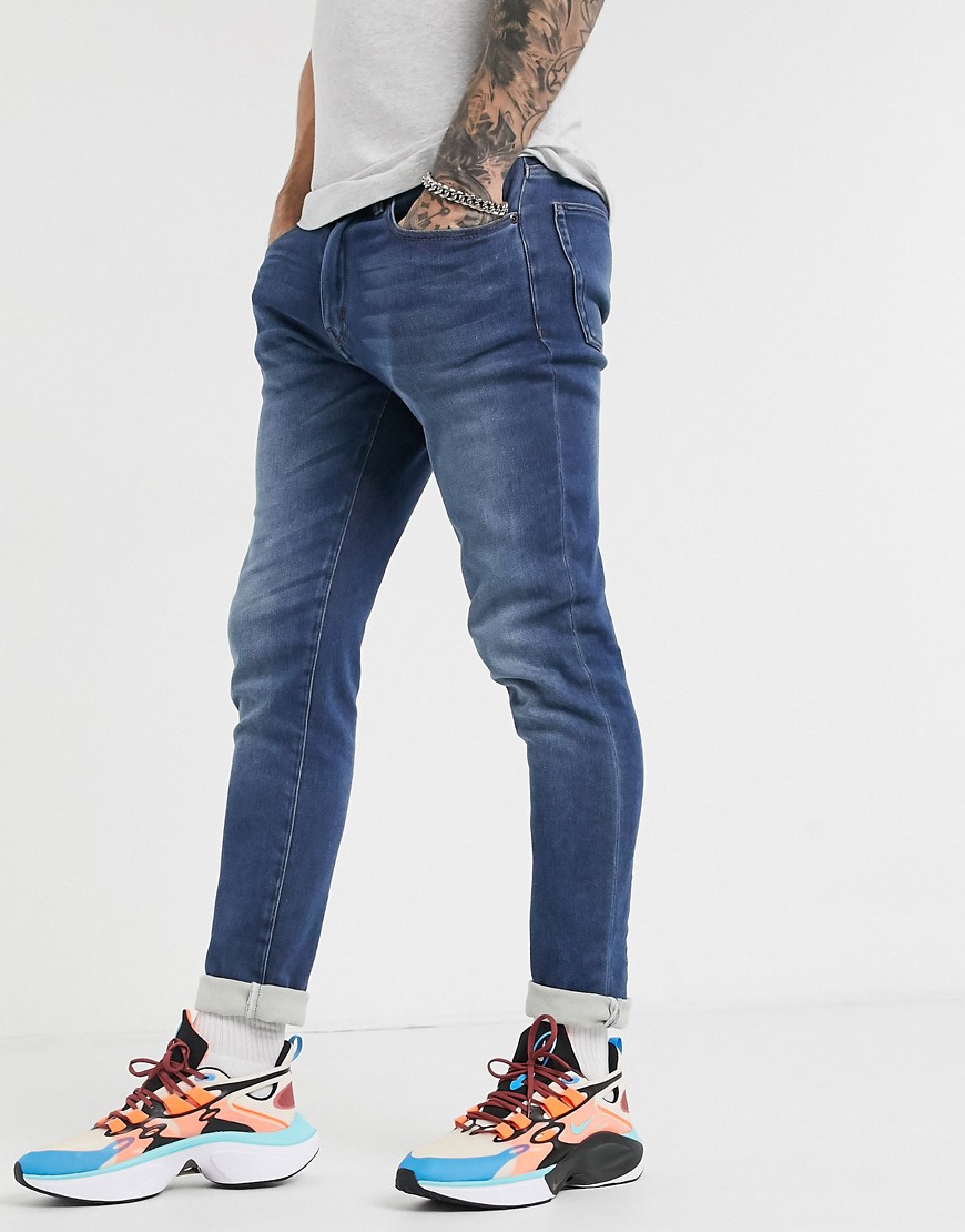 Pull&Bear - Jeans skinny morbidi blu medio