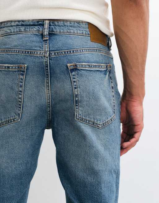 Pull&Bear jeans slim fit blu medio, 3 di 5