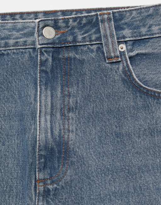 Pull&Bear - Jeans standard blu lavanda, 6 di 7