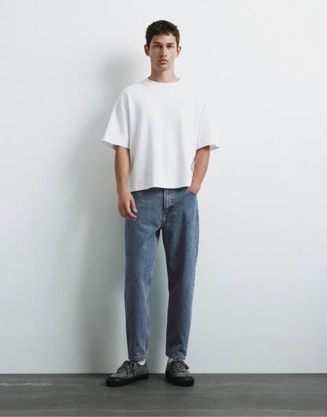 Pull&Bear - Jeans vestibilità standard blu medio - view 1