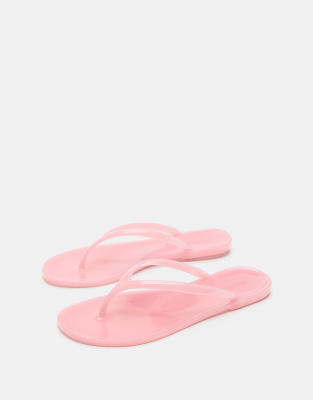 Pull&Bear Jelly sandals in pink