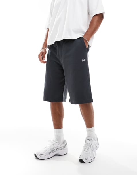 Pull&Bear jersey short in grey - view 1