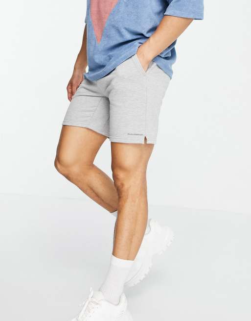 Pull&Bear jersey shorts in gray