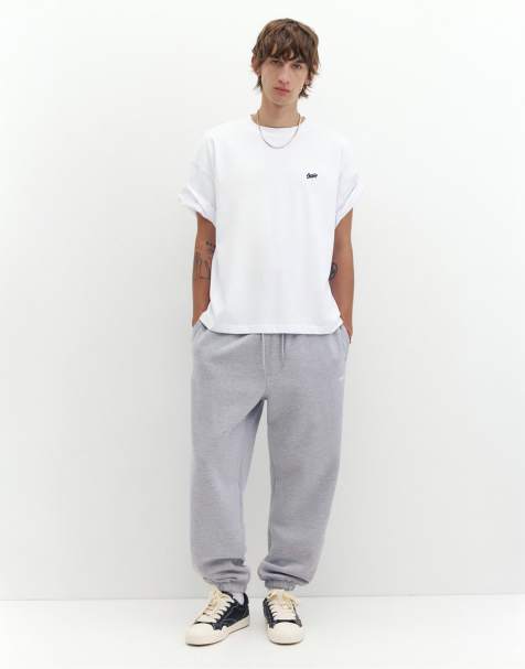 Pull&Bear jogger gris chiné - view 1
