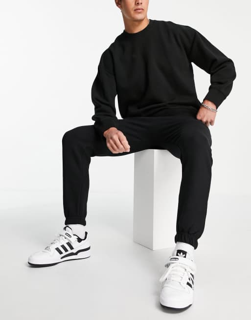 Pull&Bear jogger in black