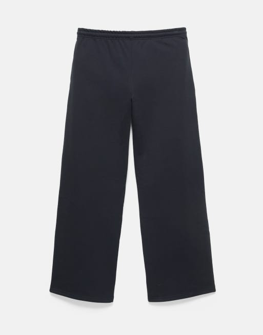 Pull&Bear Jogger mit weitem Bein in Marineblau, 7 von 7
