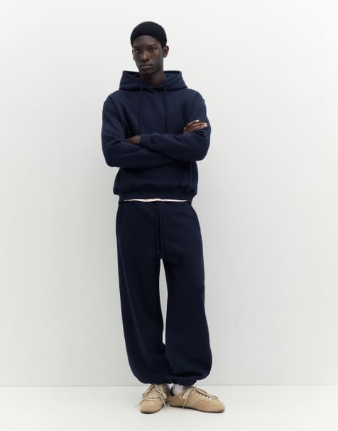 Pull&Bear - Joggers ampi blu navy - view 1