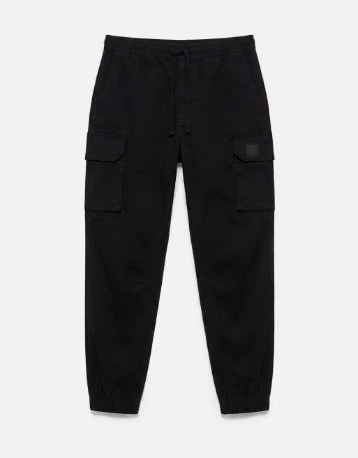 Pull&Bear - Joggers cargo - Noir, 5 de 7