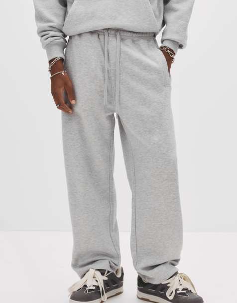 Pull&Bear Joggers in grey marl - view 1