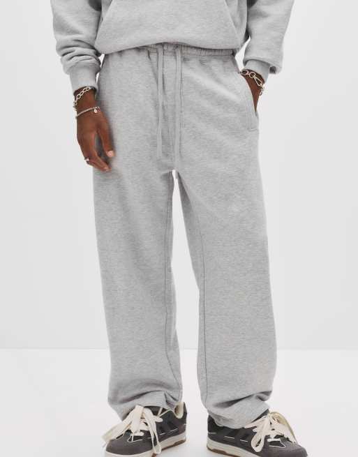 Pull&Bear Joggers in grey marl