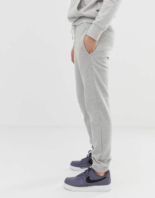 Pull Bear joggers in grey ASOS