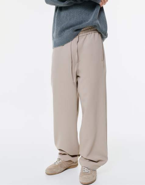 Pull&Bear - Joggers sartoriali color tortora - view 1