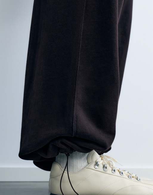 Pull&Bear Joggers with elastic hem in dark anthracite, 4 of 7