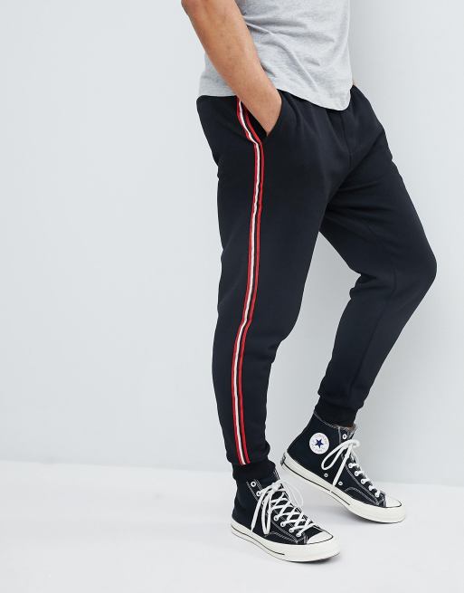 Joggers with stripes discount down the side