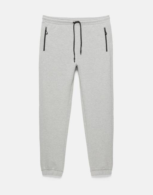 Pull&Bear jogging technique gris chiné, 6 de 7