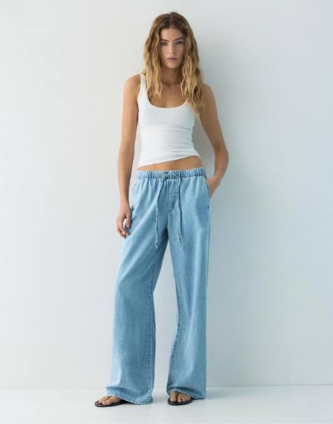 Pull&Bear - Joggingbroek in lichtblauw - view 1
