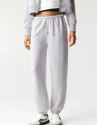 Pull & Bear - Jogginghose in Kalkgrau