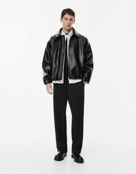 Pull&Bear – Jogginghose in Schwarz mit eleganter Passform - view 1