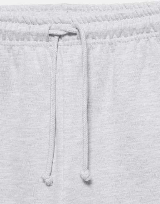 Pull&Bear Jogginghose mit weitem Bein in Graumeliert, 6 von 7