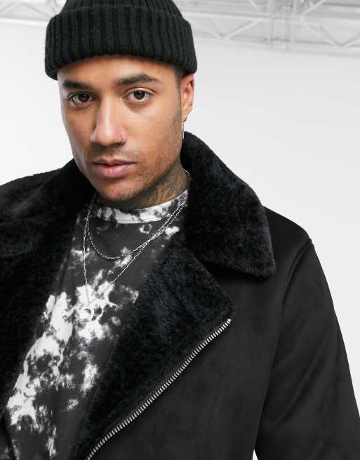 double faced long jacket