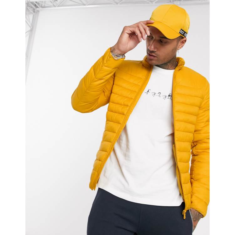 Doudoune homme shop jaune moutarde