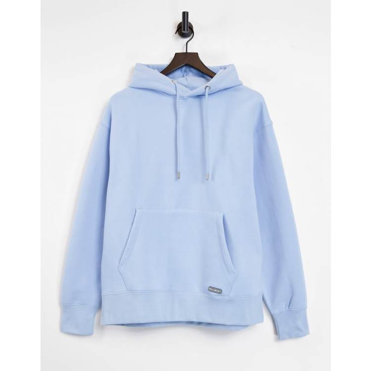 Pull and bear baby blue hoodie new arrivals