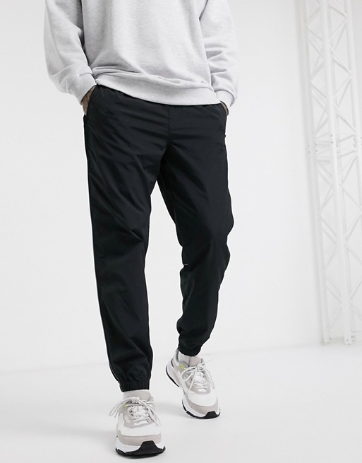 Pull&Bear Join Life jogger with reflective strip in black