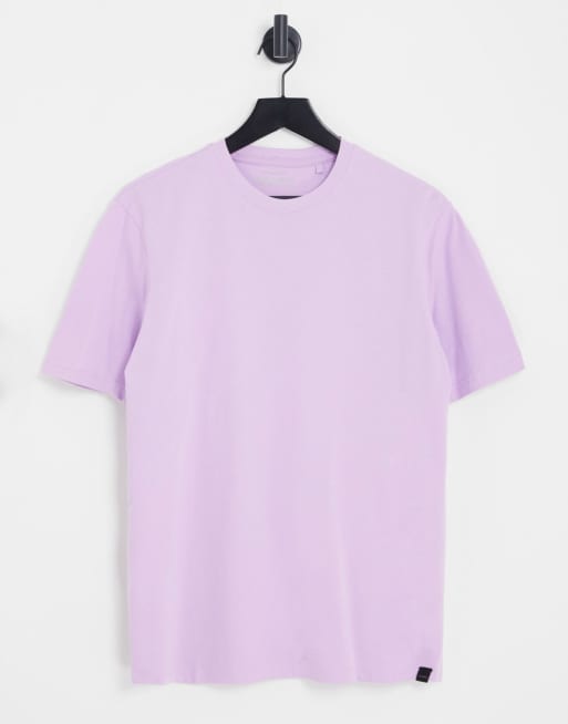Pull&Bear – Join Life – Klassisches T-Shirt in Flieder