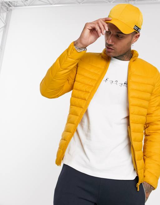 Mustard sales bubble jacket