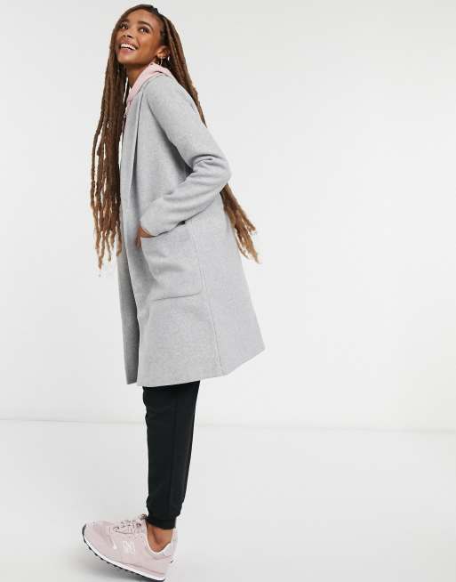 Pull&Bear - Join Life - Manteau - Gris