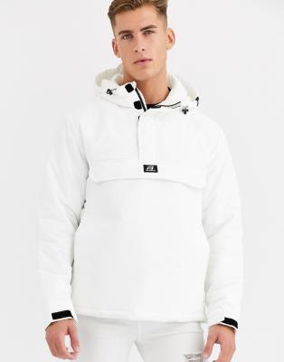 doudoune blanche pull and bear
