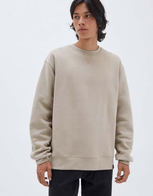 Pullu0026Bear Join Life sweatshirt in beige | ASOS