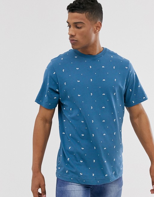 Pull&Bear Join Life t-shirt in blue