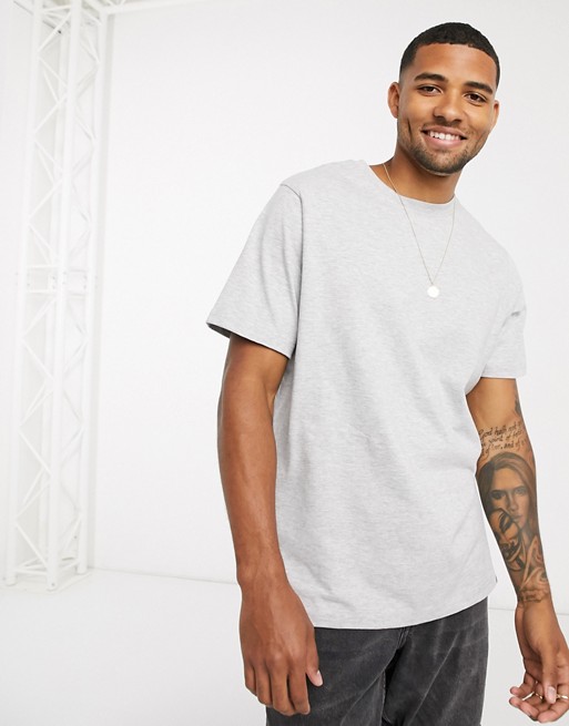 Pull&Bear Join Life t-shirt in grey