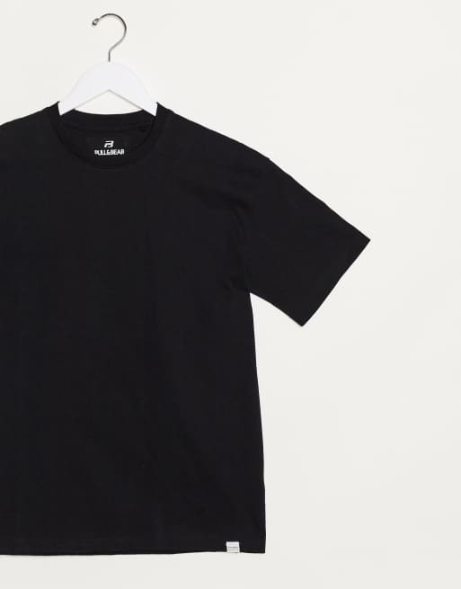 Pull&Bear - Join Life - T-shirt nera, 3 di 4