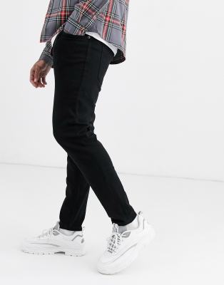 black carrot fit jeans