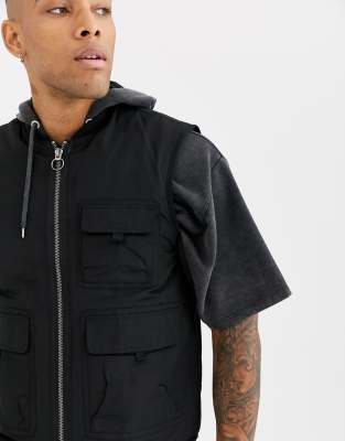 pull and bear veste sans manche