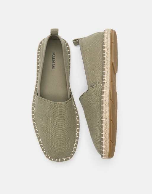 Pull&Bear Jute espadrilles in khaki, 3 of 4
