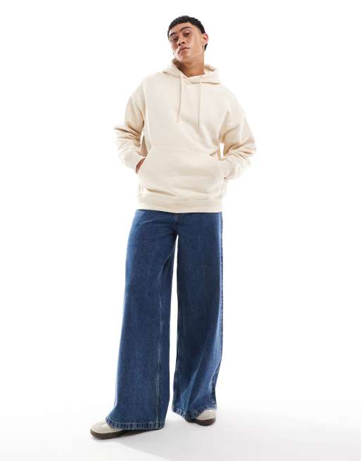 Pull&Bear – Kapuzenpullover in Sand, 3 von 4