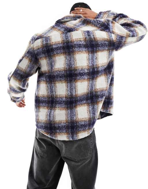 Jeans Shirt Karierte Hemdjacke Damen Pull And Bear Pull&Bear