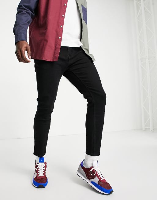 Pull&Bear – Karottenjeans in Schwarz, 4 von 4