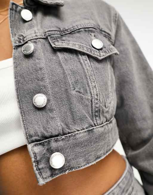 Jean Jacket Jeansjacke Damen Kurz WeiÃƒÂŸ Pull&Bear – Kastige