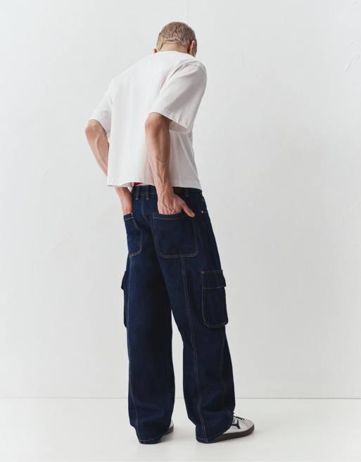 Pull&Bear – Kastiges, kurzärmliges Oversize-T-Shirt in Wollweiß, 4 von 4