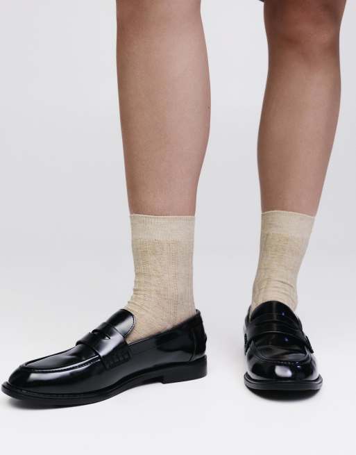 Pull&Bear - Katoenen sokken in zandkleur, 2 van 3