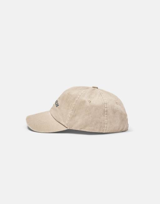 Pull&Bear keps med broderi i sand, 5 av 5