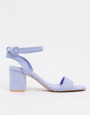 blue grey heels