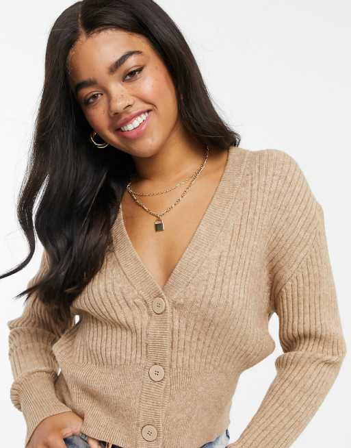 Pull and clearance bear knit cardigan