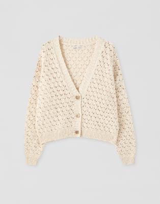 pull and bear knit cardigan