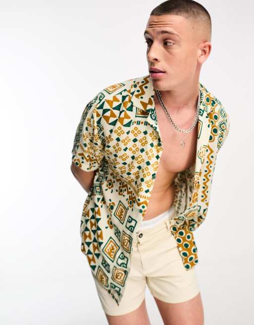 Pull&Bear – Koszula w kolorowy wzór